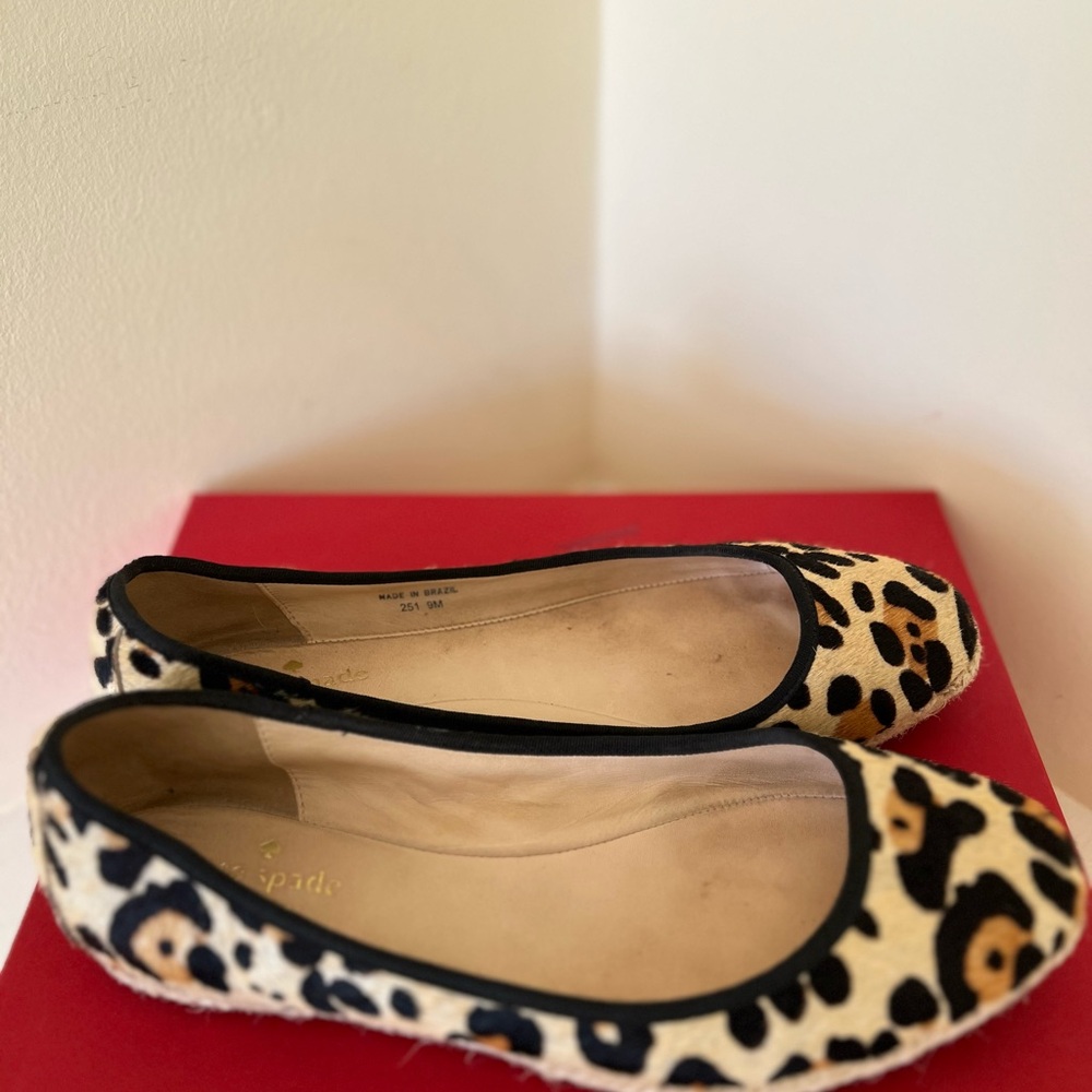 Kate Spade Leopard Print Ballet Flats